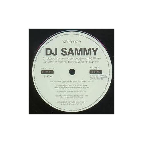 Dj Sammy - Boys Of Summer