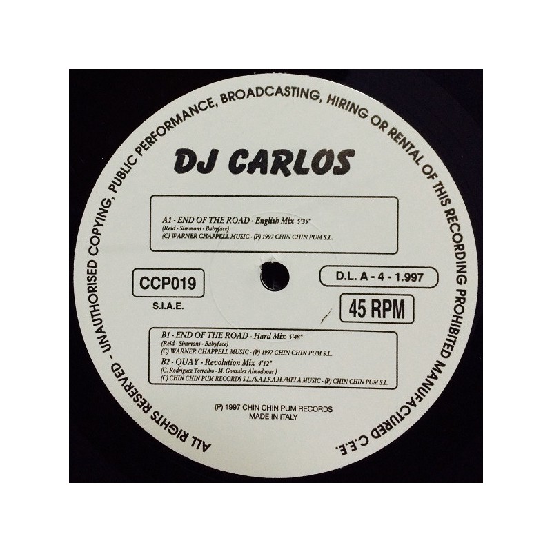 Dj Carlos - The End Of The Road