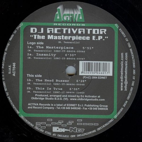 Dj activator - Masterpiece ep(incluye el this is true)