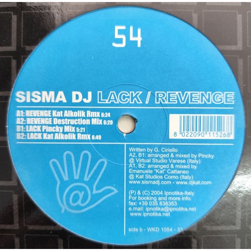 Sisma DJ - Lack revenge
