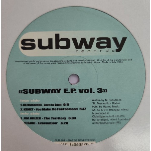 Subway Ep Vol.3
