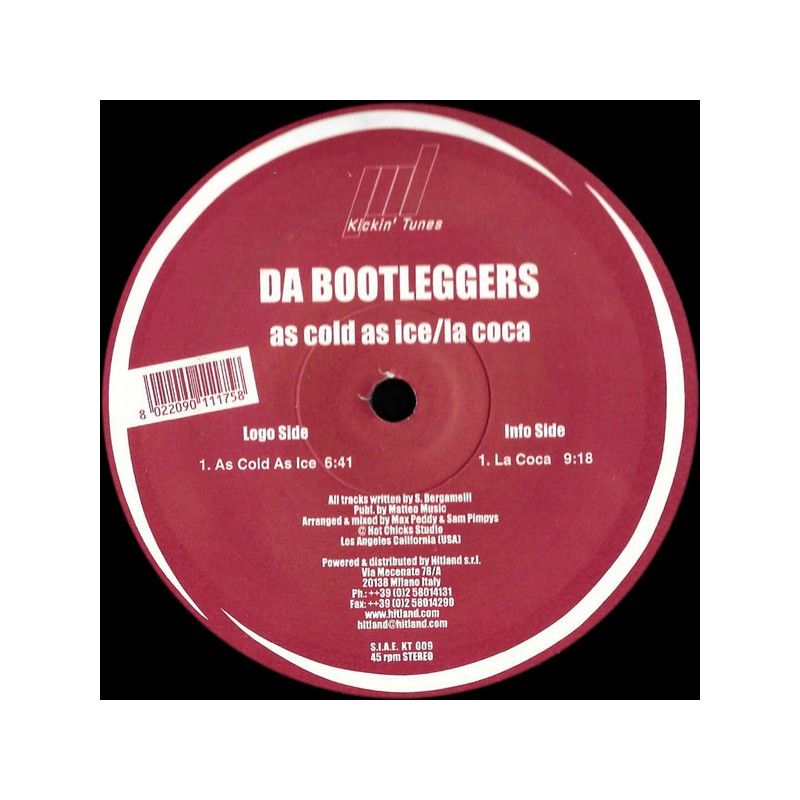 Da bootleggers - As cold as ice