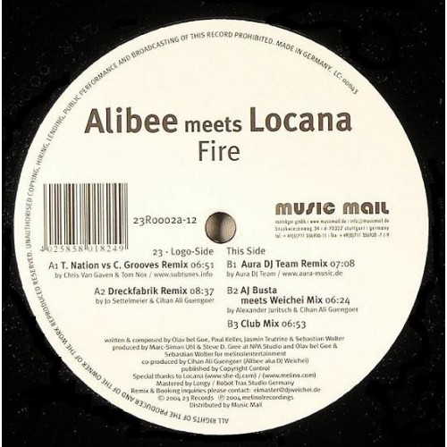 Alibee meets Locana - Fire