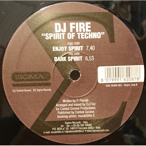 Dj Fire - Spirit of Techno