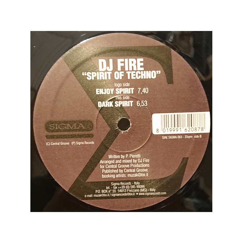 Dj Fire - Spirit of Techno