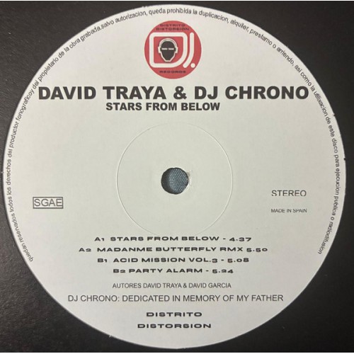 David Traya &amp; Dj Chrono - Stars From Below