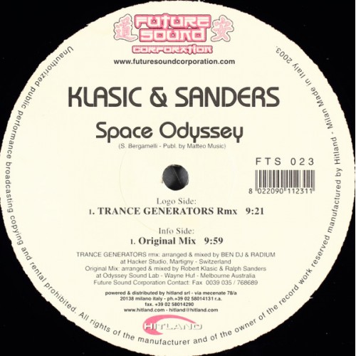 Klasic &amp; sanders - Space odyssey