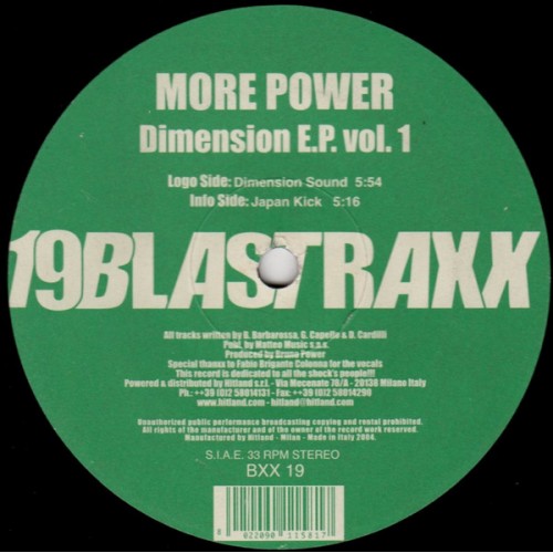 More Power - Dimension Ep vol.1