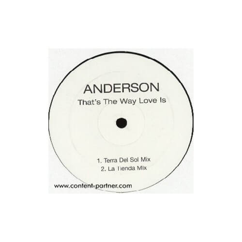 Anderson - Thats the way love is